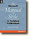 Microsoft� Manual of Style for Technical Publications